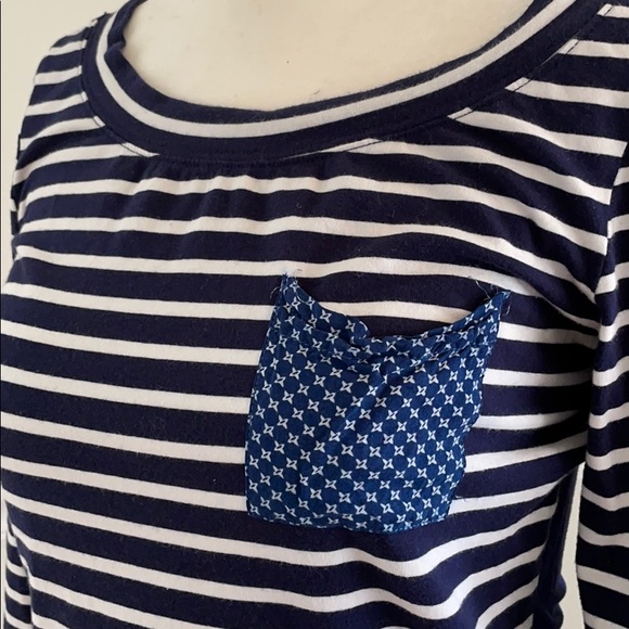 Anthropologie Antibes Tee Little Yellow Button - Picture 3 of 6